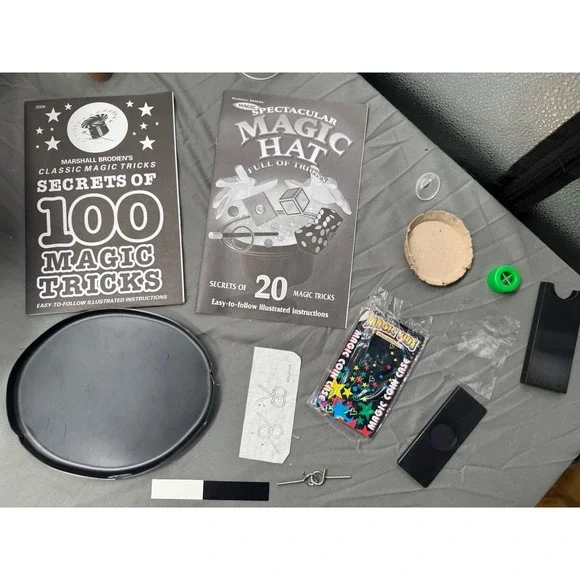 MARSHALL BRODIEN SPECTACULAR MAGIC HAT KIDS MAGIC KIT SECRETS OF 120 MAGIC TRICK - Picture 7 of 12
